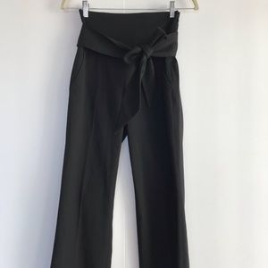 ARMANI EXCHANGE | HIGH RISE FLARED DRESS PANTS